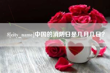 保定中国的消防日是几月几日？