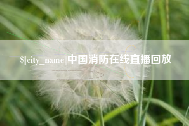 保定中国消防在线直播回放