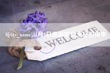 保定11月9日是消防安全日的由来