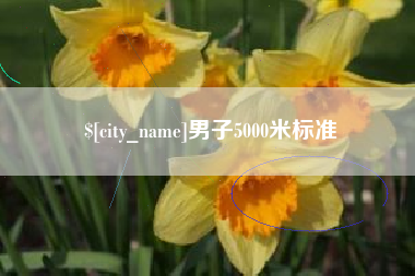 保定男子5000米标准