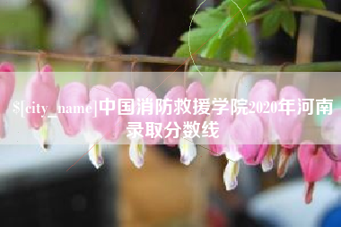 保定中国消防救援学院2020年河南录取分数线
