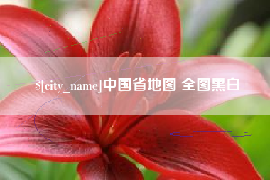 保定中国省地图 全图黑白