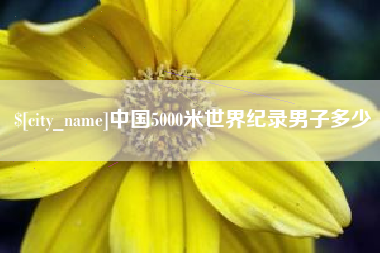 保定中国5000米世界纪录男子多少