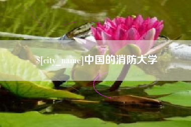 保定中国的消防大学