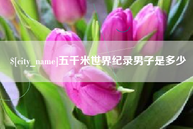 保定五千米世界纪录男子是多少