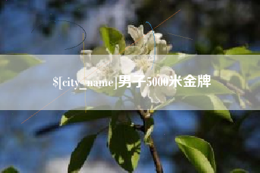 保定男子5000米金牌