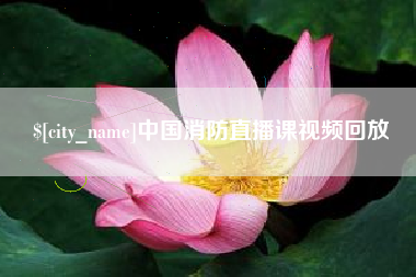 保定中国消防直播课视频回放