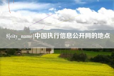保定中国执行信息公开网的地点