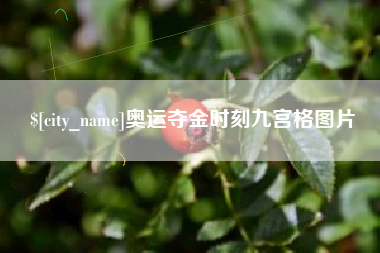 保定奥运夺金时刻九宫格图片